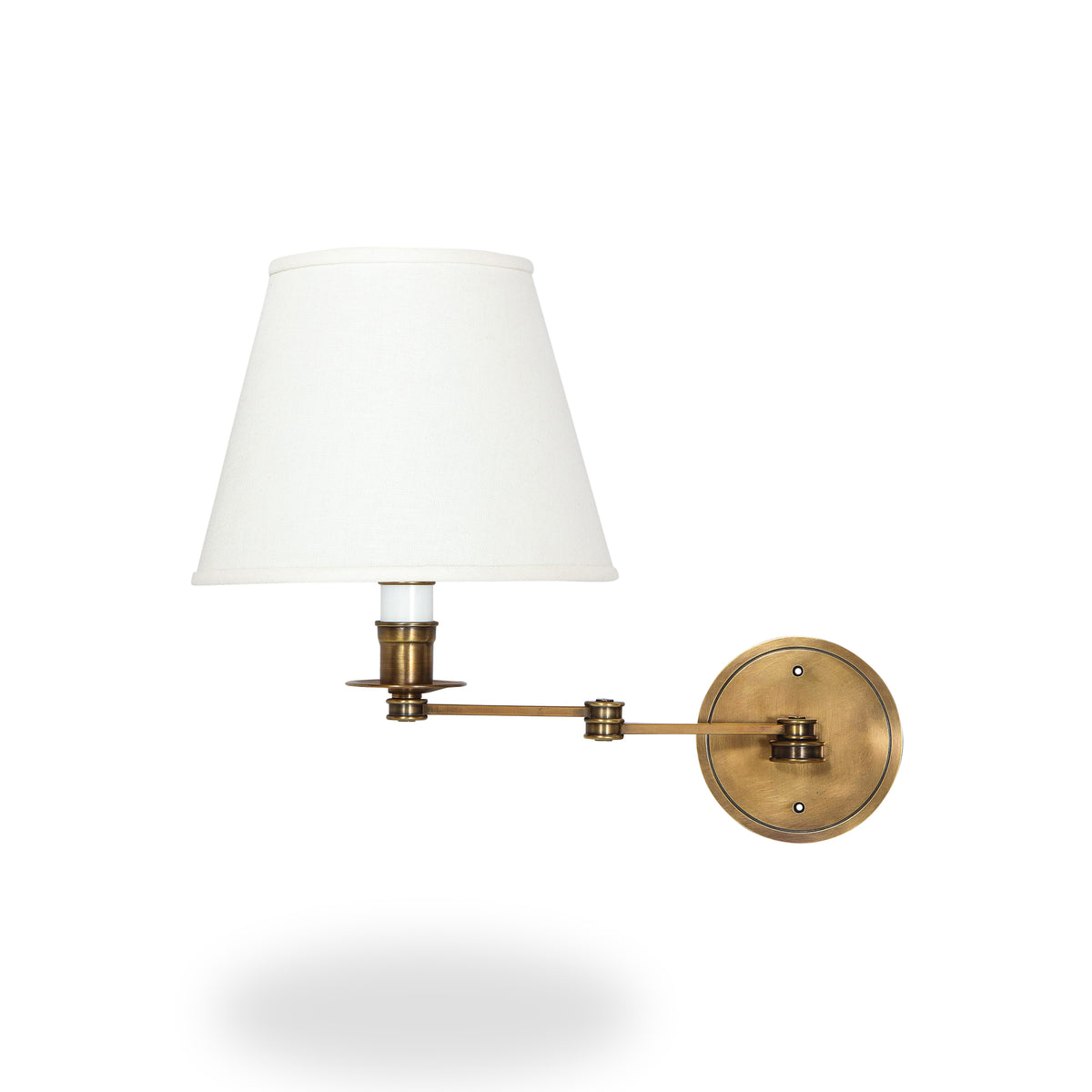 St. James Swing Arm (2-Arm, No Finial, Round Back Plate)