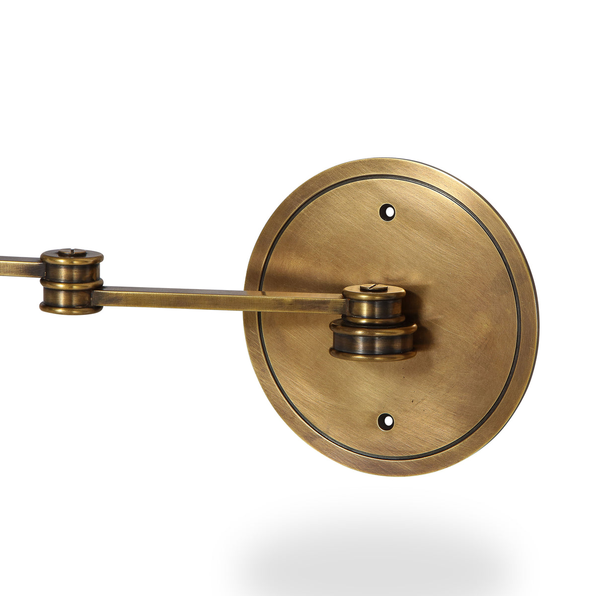 St. James Swing Arm (2-Arm, No Finial, Round Back Plate)