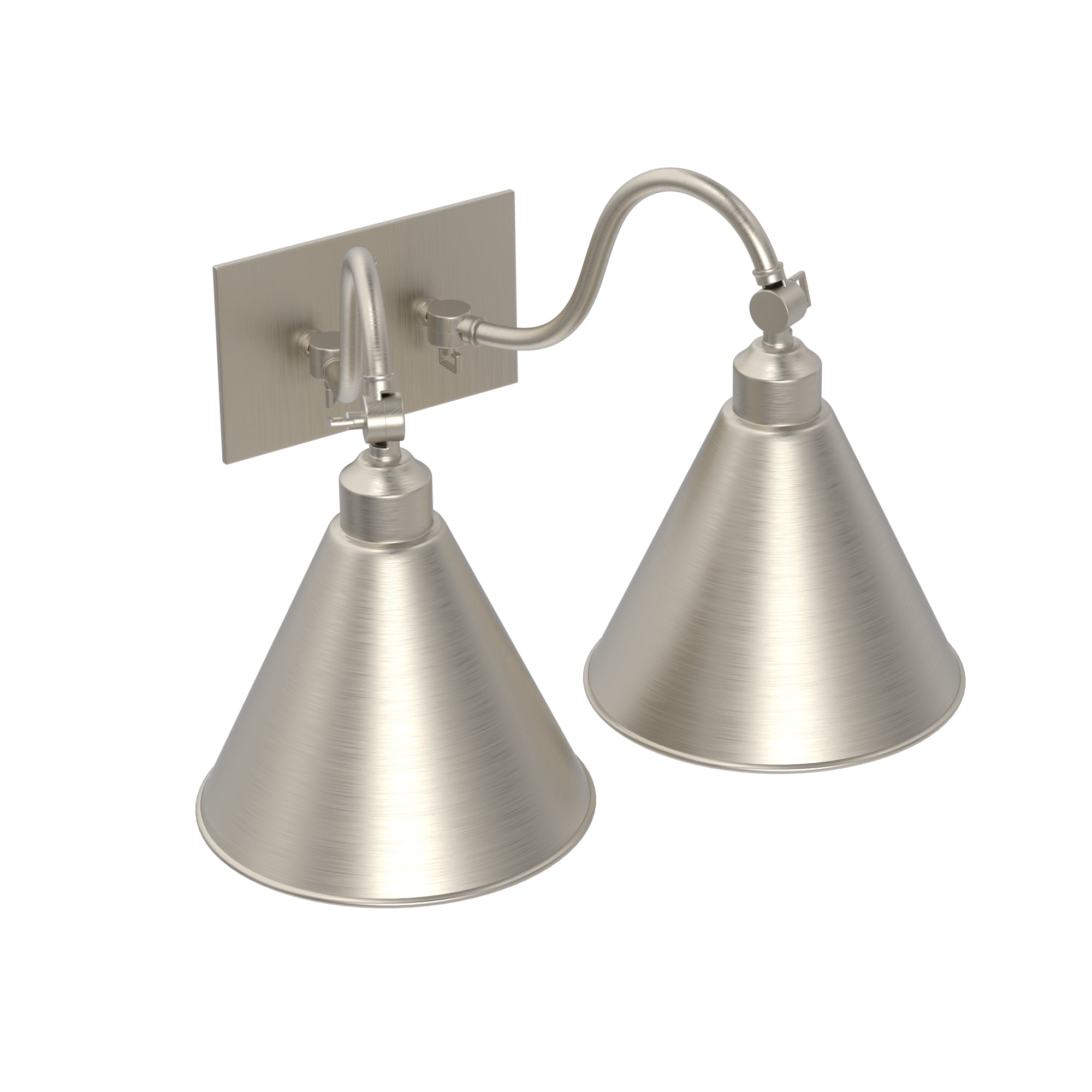 Double Roosevelt Gooseneck Arm Metal Shade – Ann-Morris Inc