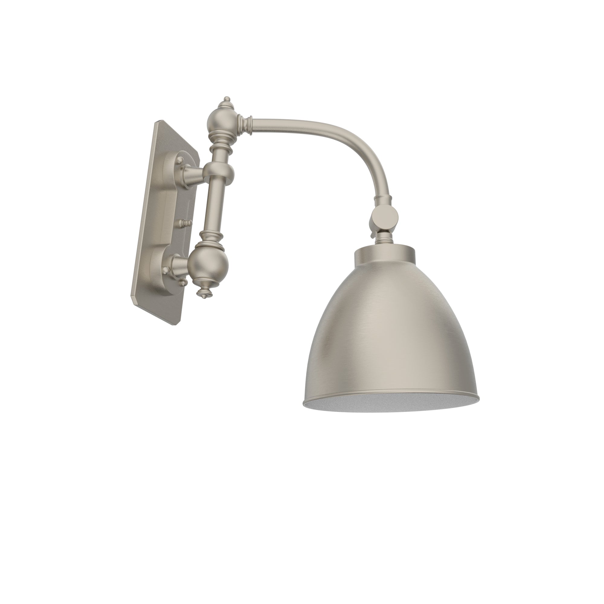 Short Swing Arm Sconce Metal Shade