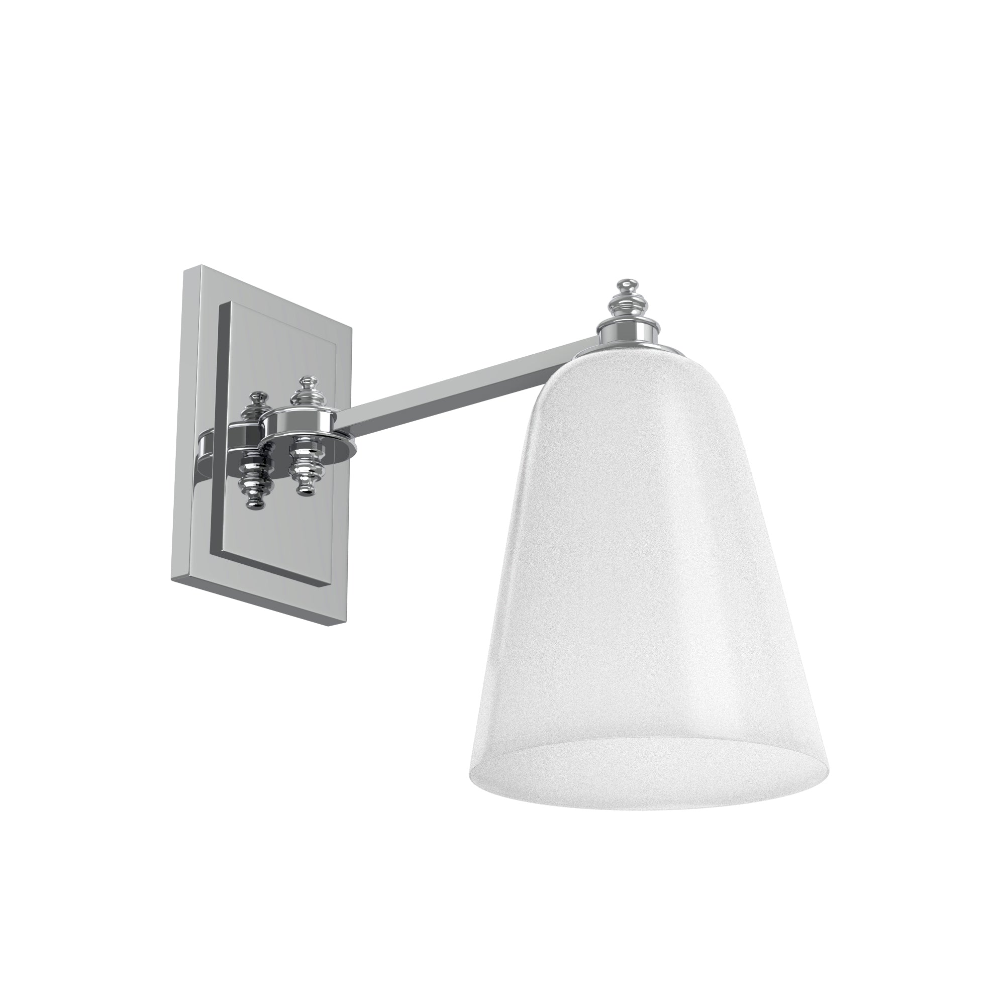 St. James Sconce - Mini White Glass – Ann-Morris Inc