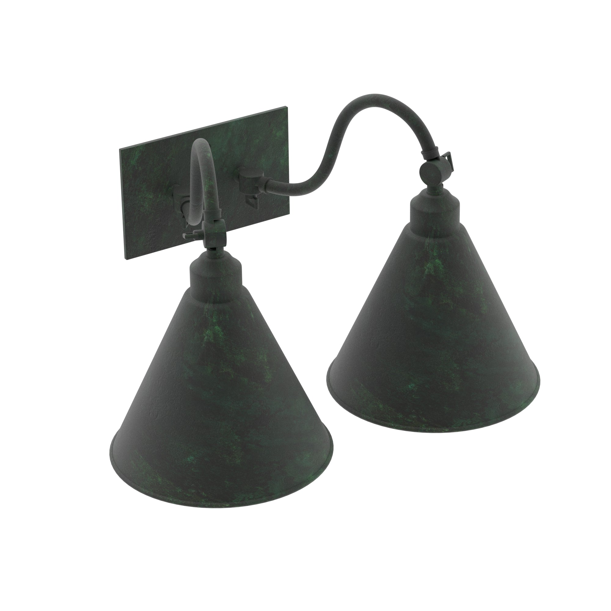 Double Roosevelt Gooseneck Arm Metal Shade – Ann-Morris Inc