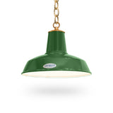 UK 16" Pendant Light - Hunter Green Enamel