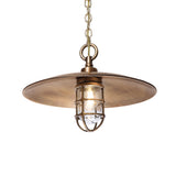 Antique Brass Galley Light - 18"