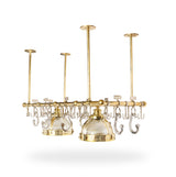 Pot Rack with Full Frame Holophane