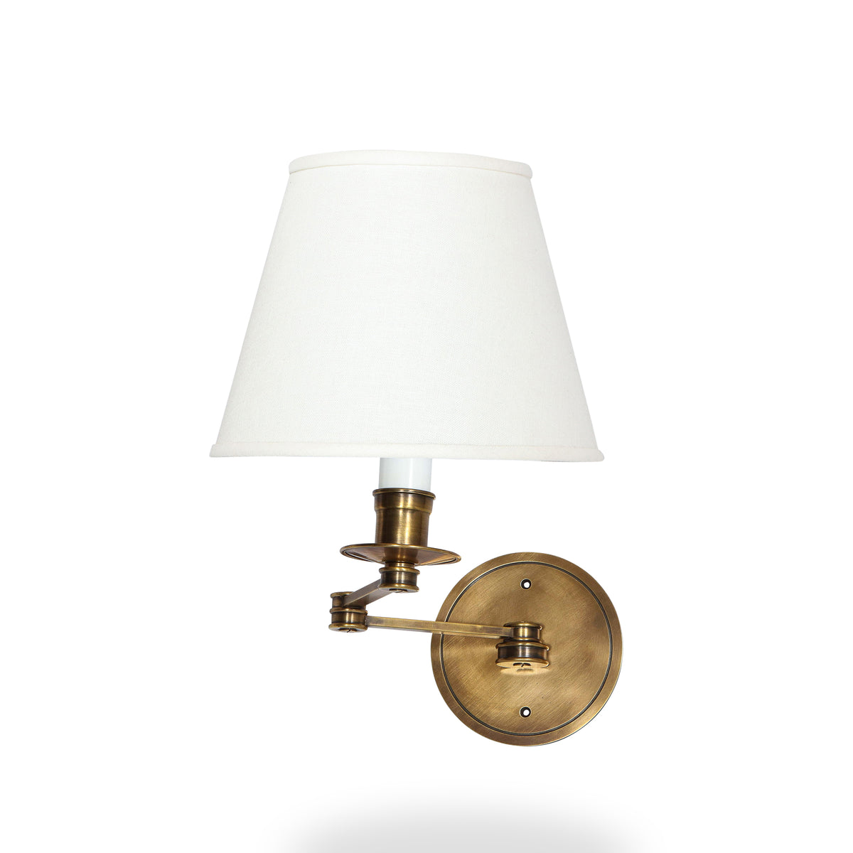 St. James Swing Arm (2-Arm, No Finial, Round Back Plate)