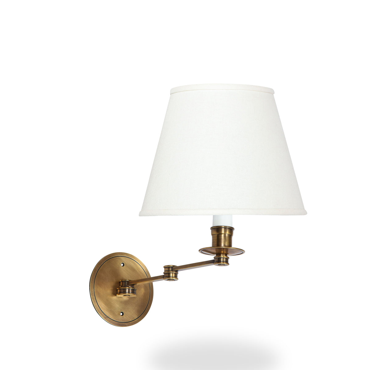 St. James Swing Arm (2-Arm, No Finial, Round Back Plate)