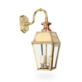 Kensington with Top Mounted Bracket - Small with Copper Accents