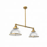 Double Billiard Light with Rim Diffuser - 12"