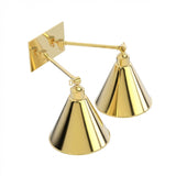 Double Roosevelt Straight Arm Metal Shade