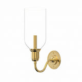 Finch Sconce Hurricane Glass - Metal Socket