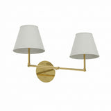 Petite T-Bar Sconce with Round Back Plate