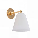 PT Sconce - White Glass