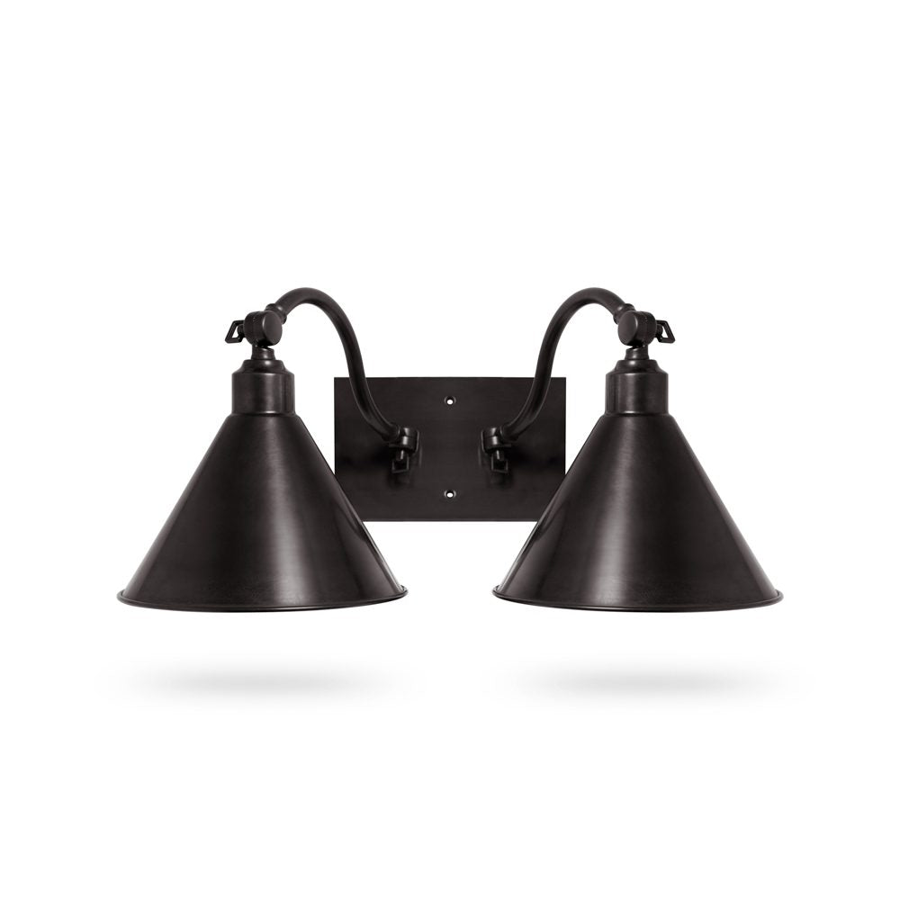 Double Roosevelt Gooseneck Arm Metal Shade – Ann-Morris Inc