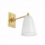 St. James Sconce - Mini White Glass