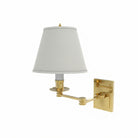 2.2 Ann Morris Lighting - St. James Two Swing Arm Sconce - Without Finials - Brass