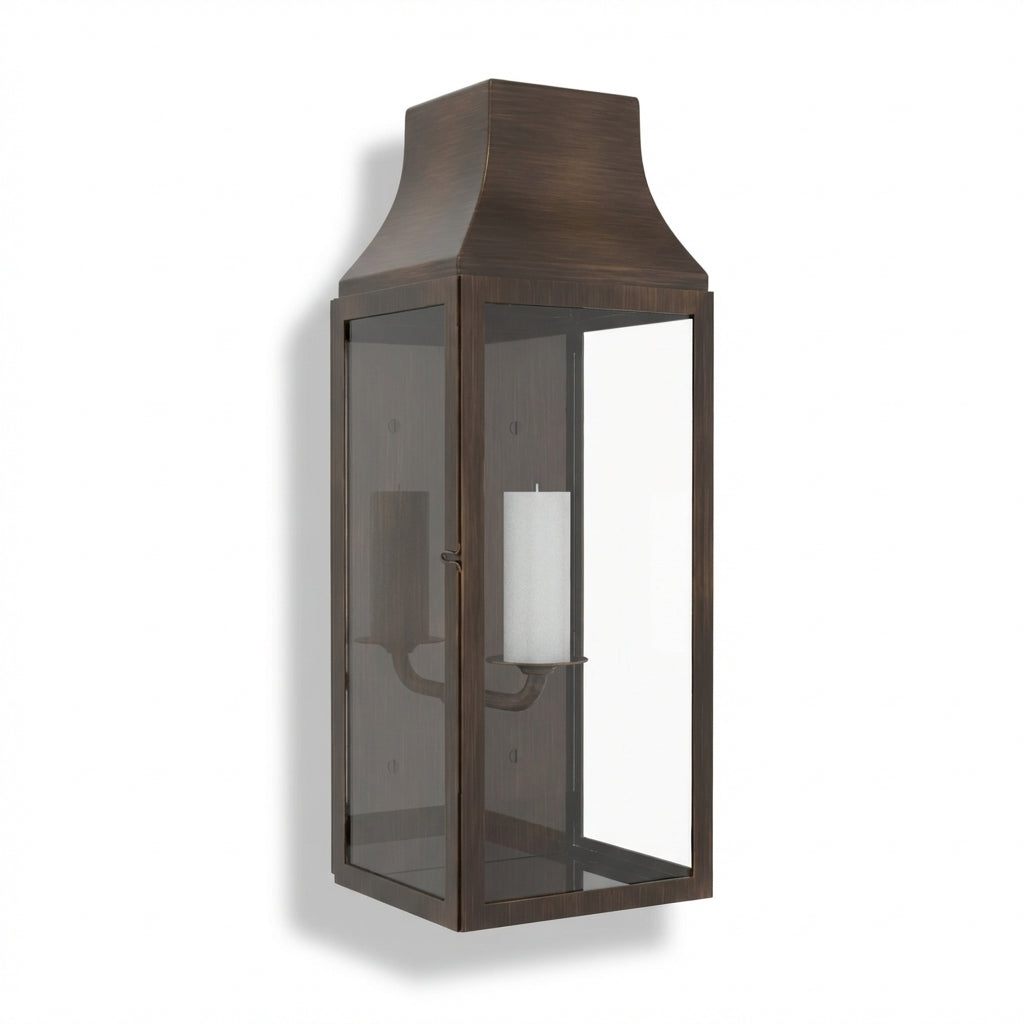 Ann Morris Lighting - Sterling Wall Lantern - Small - Oil Rubbed Bronze